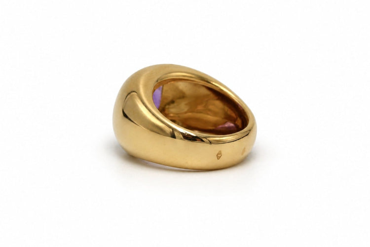Bague 51 Boucheron - Bague en or jaune 750 et améthyste 58 Facettes 1431