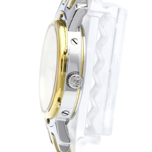 Montre Hermès - Montre Clipper quartz en acier inoxydable et métal plaqué 58 Facettes scr6p1rjja