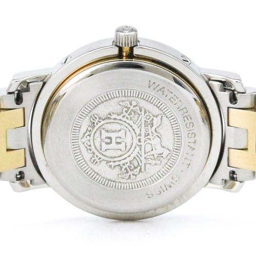 Montre Hermès - Montre Clipper quartz en acier inoxydable et métal plaqué 58 Facettes scr6p1rjja