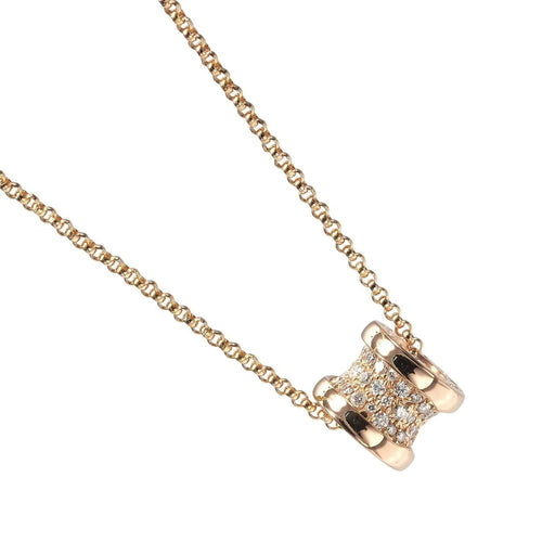 Pendentif Bvlgari - Pendentif B.zero1 en or rose 18k et diamants 58 Facettes szwtraddyz