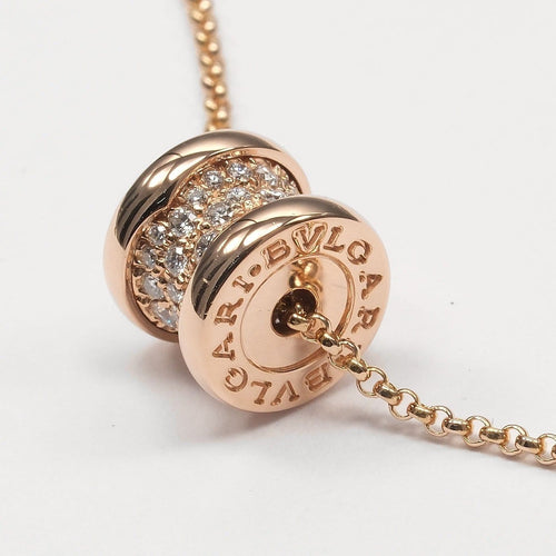 Pendentif Bvlgari - Pendentif B.zero1 en or rose 18k et diamants 58 Facettes szwtraddyz