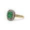 Bague 52 Bague ancienne en or jaune 18k, diamants et émeraude 58 Facettes 1419