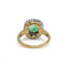 Bague 52 Bague ancienne en or jaune 18k, diamants et émeraude 58 Facettes 1419