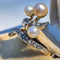 Bague 60 Art Nouveau - Bague duchesse en or jaune 18k, perles et diamants 58 Facettes Bague-002