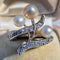 Bague 60 Art Nouveau - Bague duchesse en or jaune 18k, perles et diamants 58 Facettes Bague-002