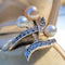 Bague 60 Art Nouveau - Bague duchesse en or jaune 18k, perles et diamants 58 Facettes Bague-002