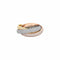 Bague 59 Cartier Trinity - Bague trois ors et diamants 58 Facettes 35962