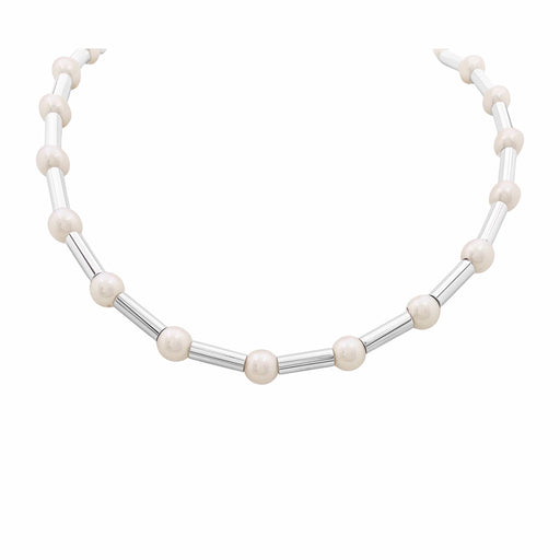 Collier Poiray - Collier Fuseau en or blanc et perles 58 Facettes 36020
