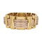 Bracelet Bracelet Tank en or jaune et or rose 750 58 Facettes 35924