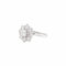 Bague 52 Bague marguerite en or blanc et platine sertie de diamants 58 Facettes 36014