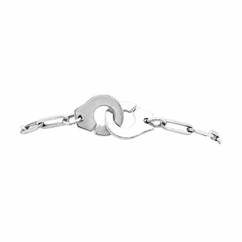 Bracelet Dinh Van Menottes - Bracelet en or blanc 58 Facettes 36017