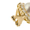 Boucles d'oreilles Boucles d’oreilles puces en or jaune 18 ct, perles et diamants 58 Facettes 38271