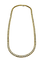 Collier rivière nid d’abeilles en or jaune 18K et diamants