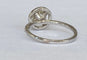 Bague 55 Bague solitaire en or blanc 18k et diamants 58 Facettes ring