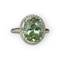 Bague 54 Bague cocktail en or blanc 18k, tourmaline et diamants 58 Facettes ring