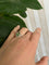 Bague 54 Bague cocktail en or blanc 18k, tourmaline et diamants 58 Facettes ring