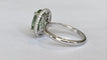 Bague 54 Bague cocktail en or blanc 18k, tourmaline et diamants 58 Facettes ring