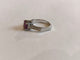 Bague 53 Bague en or blanc, rubis et diamants 58 Facettes 00771