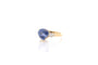 Bague 51 Bague saphir de Ceylan et diamants en or jaune 18k 58 Facettes 26791-26644