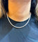 Collier Collier rivière en or blanc 18k et diamants naturels 58 Facettes Try