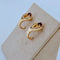 Boucles d'oreilles Boucles d'oreilles en or jaune, rubis et brillants 58 Facettes 2690340