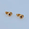 Boucles d'oreilles Boucles d'oreilles en or jaune, rubis et brillants 58 Facettes 2690340