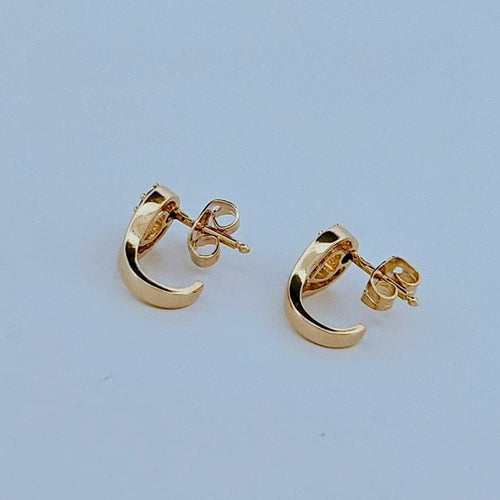 Boucles d'oreilles Boucles d'oreilles en or jaune, rubis et brillants 58 Facettes 2690340