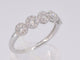 Bague 53 Bague en or blanc 18k avec diamants 58 Facettes 1013