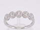 Bague 53 Bague en or blanc 18k avec diamants 58 Facettes 1013