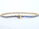 Bracelet Bracelet tennis en or 14 carats et saphirs naturels 58 Facettes 2907