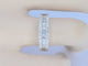 Bague 53 Bague en or blanc 18k avec diamants 58 Facettes 1017