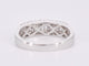Bague 53 Bague en or blanc 18k avec diamants 58 Facettes 1017