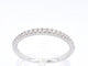 Bague 53 Bague rivière en or blanc 18k et diamants 58 Facettes 1018