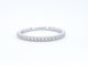 Bague 53 Bague rivière en or blanc 18k et diamants 58 Facettes 1018
