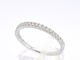 Bague 53 Bague rivière en or blanc 18k et diamants 58 Facettes 1018