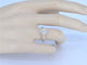 Bague 53 Bague en or blanc 18k, diamants princesse et marquise 58 Facettes 1019
