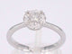 Bague 53 Bague en or blanc 18k, diamants princesse et marquise 58 Facettes 1019