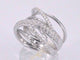 Bague 53 Bague de créateur - Bague en or blanc et diamants 58 Facettes 1021