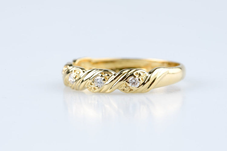 Bague 54 Bague en or jaune 18K et diamants 58 Facettes BGDCC1541-107