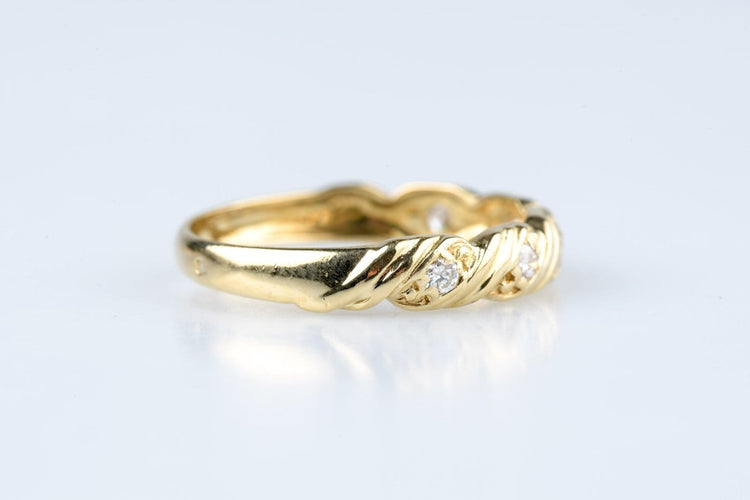 Bague 54 Bague en or jaune 18K et diamants 58 Facettes BGDCC1541-107