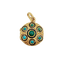 Pendentif Pendentif reliquaire victorien en or 18k, turquoises et croix 58 Facettes A07836