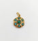 Pendentif Pendentif reliquaire victorien en or 18k, turquoises et croix 58 Facettes A07836
