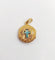 Pendentif Pendentif reliquaire victorien en or 18k, turquoises et croix 58 Facettes A07836