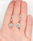 Boucles d'oreilles Dormeuses marguerite anciennes en or 18k, platine et diamants taille rose 58 Facettes A07848