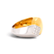Bague 52 Fred Paris - Chevalière en ors jaune et blanc 18k, diamants 58 Facettes RI-1088