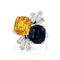 Bague 52 Bague Toi et Moi vintage en or 18k, saphirs et diamants 58 Facettes RI-1084