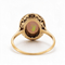 Bague 60 Bague halo victorienne en or 18k, platine, opale et diamants 58 Facettes RI-1085