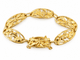 Bracelet Bracelet Art Nouveau en or jaune 18 carats 58 Facettes 33840