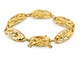 Bracelet Bracelet Art Nouveau en or jaune 18 carats 58 Facettes 33840