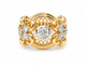 Bague 59 Bague Tank ancienne en or jaune 18 ct, diamant 0,50 ct 58 Facettes 33837